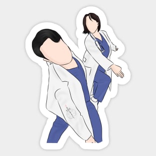 Dr Cha Korean Drama Fan Art Sticker